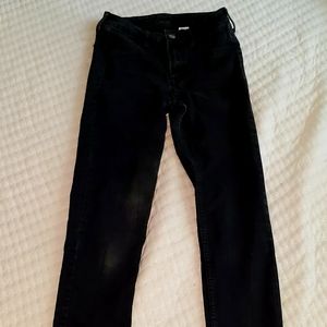 Size 27 Skinny Ankle Black Denim Jeans